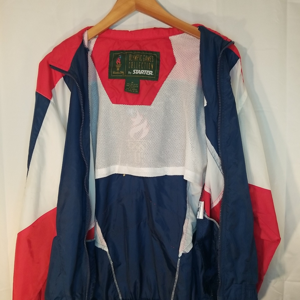 Vintage Olympic Games Starter Jacket Size Medium - Picture 7 of 9